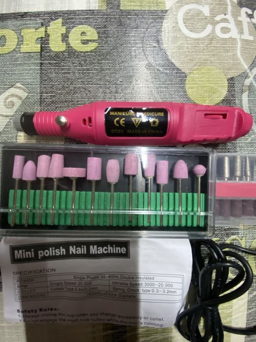 Maquina para utilizacao manicure e pedicure profissional