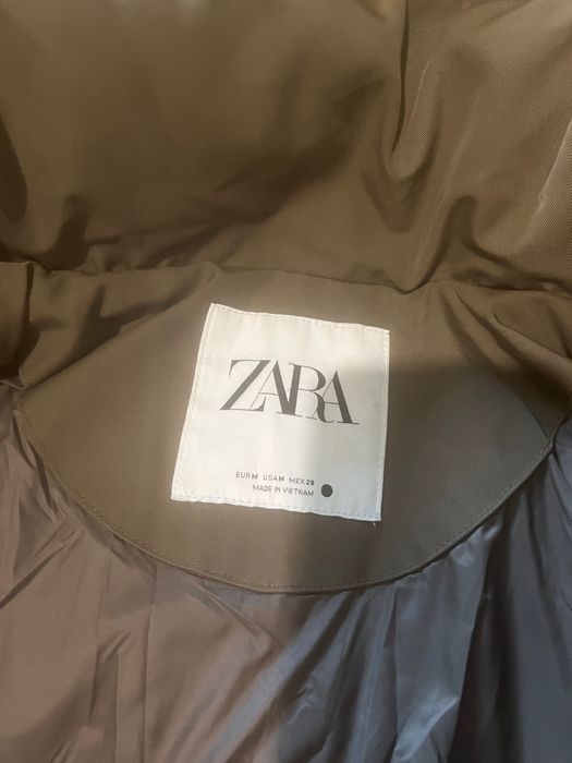 Kurtka Zara zimowa khaki 38/M