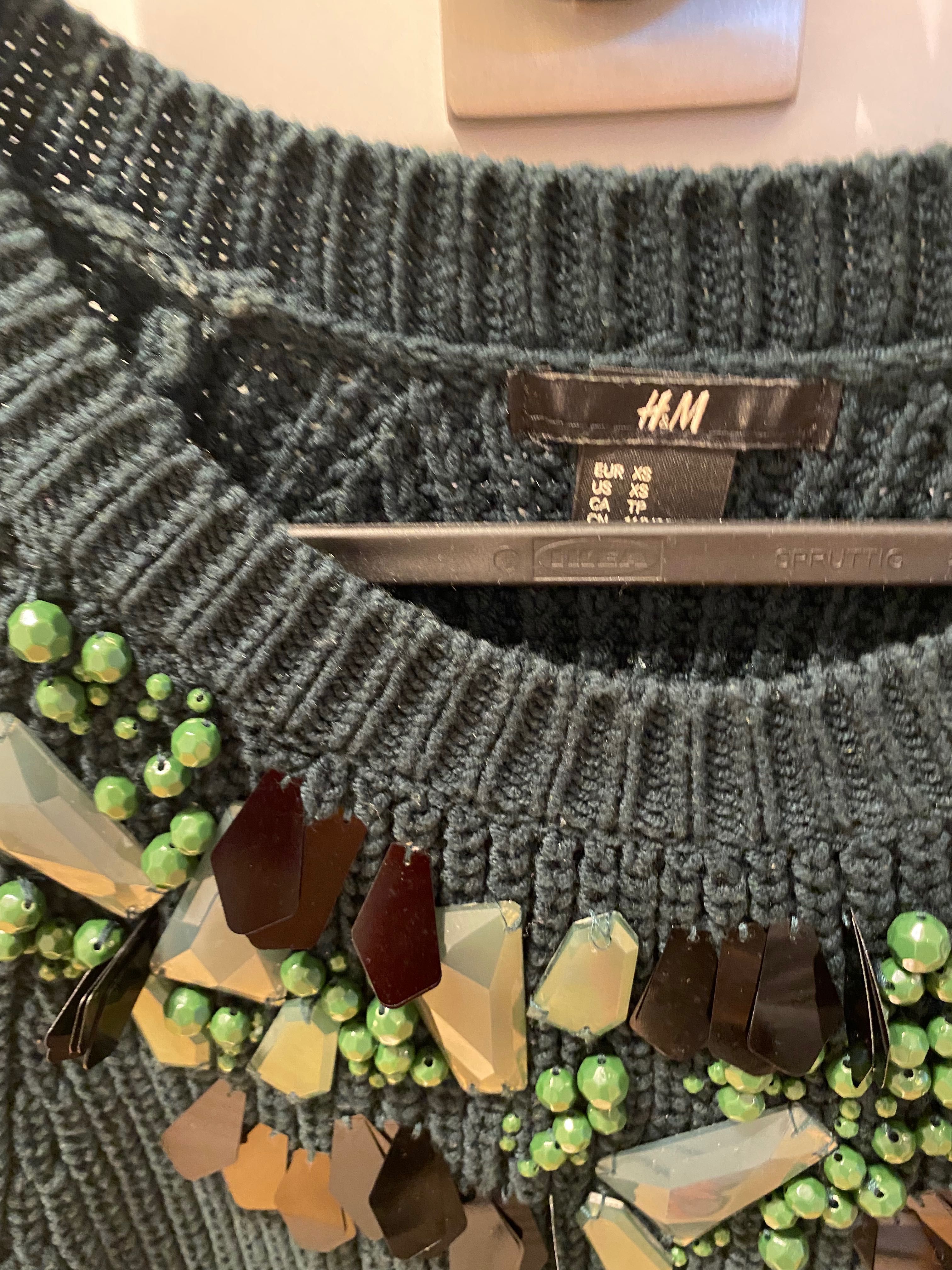 Sweterek H&M rozmiar XS, ubrany raz stan idealny