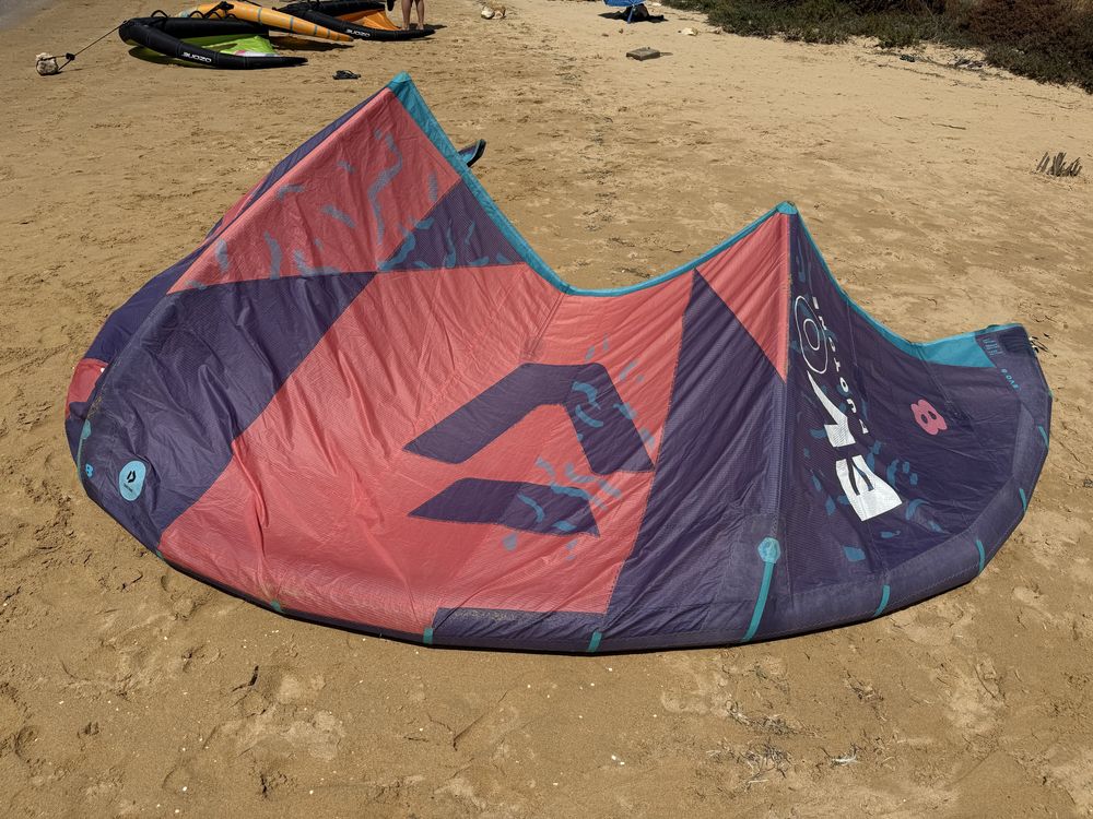 Kite Evo Duotone 8m com barra e prancha