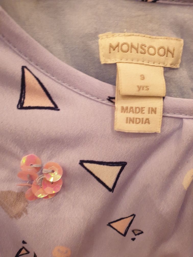 Платье Accessories,  бренд Monsoon на девочку 9 лет