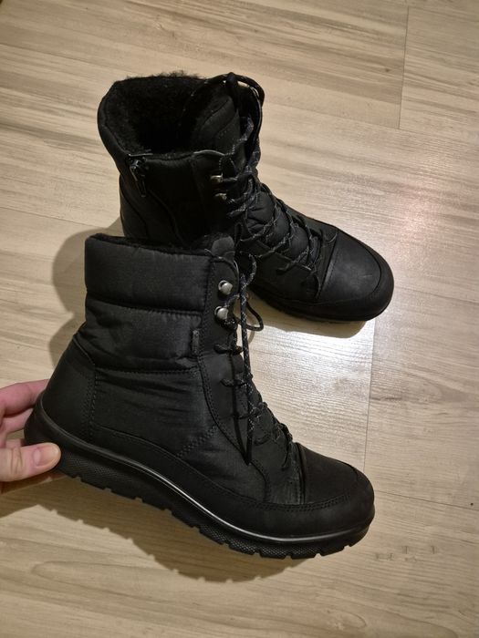 ecco soft  śniegowce damskie kozaki 38 gore tex