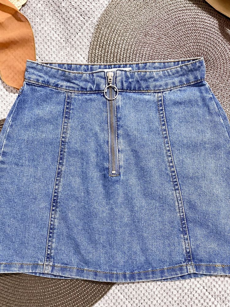 Jeansowa spódniczka mini