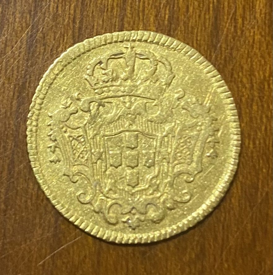 Moeda ouro D. JOAO V 1/2 Esc. 1726