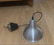Wiszaca lampa, srebrna