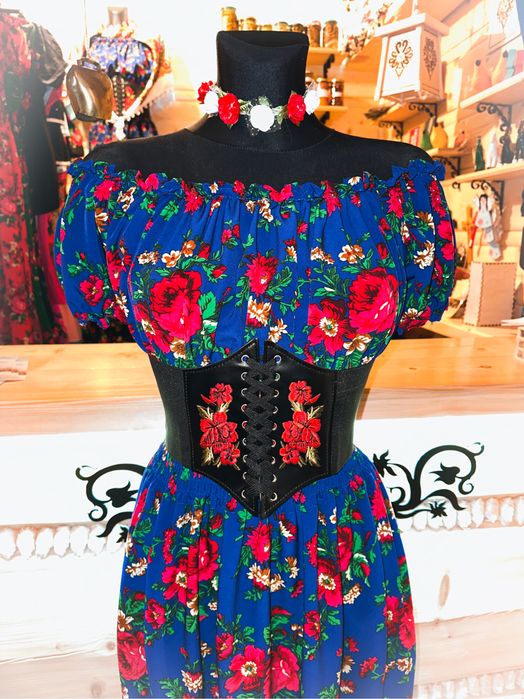 Sukienka folk wieczorowa góralska