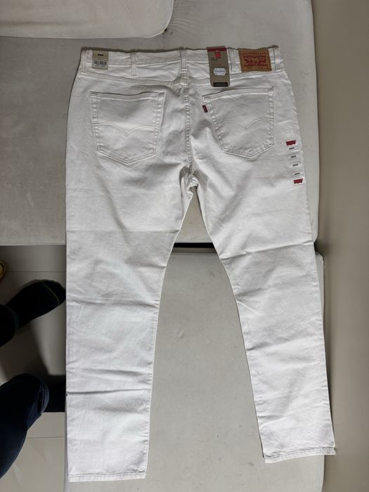 Оригінальні джинси Levi’s SLIM TAPER SODIUM WHITE DENIM 40 / 32