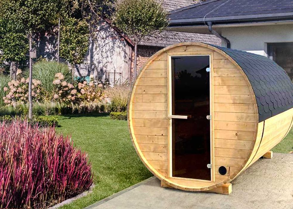 Sauna ogrodowa 2x2 Z PIECEM W ZESTAWIE!