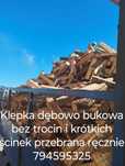 Drewno opal klepka buk dąb tanio