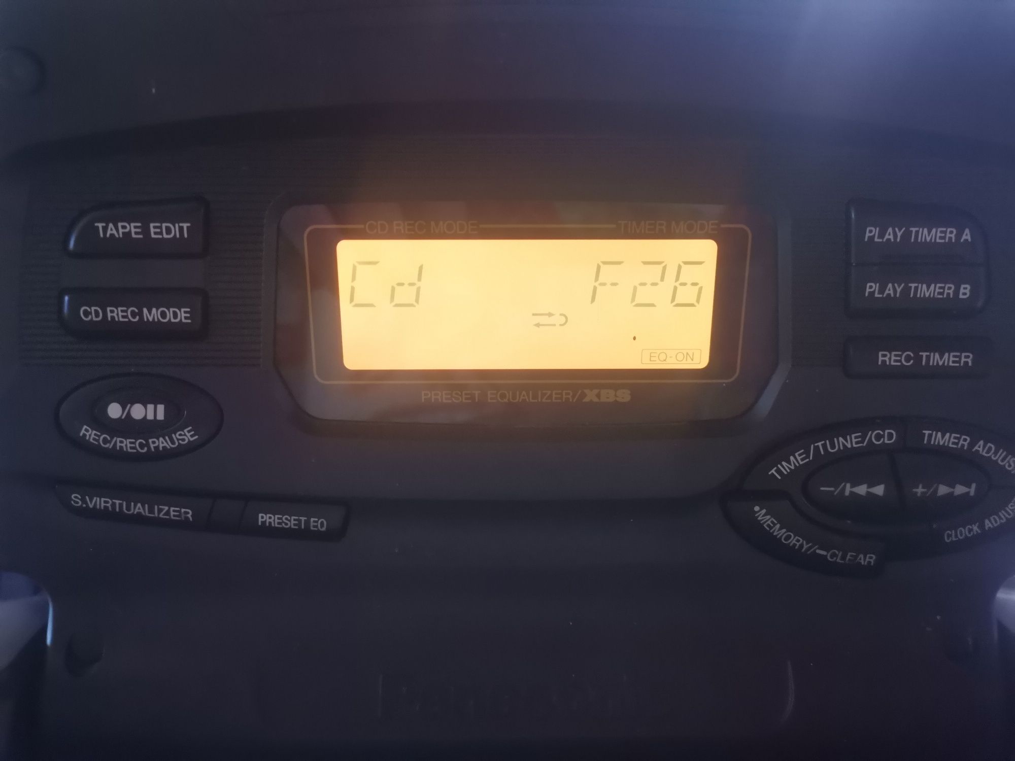 Panasonix Rx-ED75 cobra bombox radio
