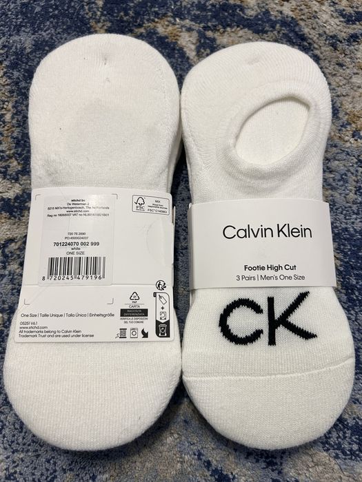 Footie Hight Cut Calvin Klein skarperki stopki