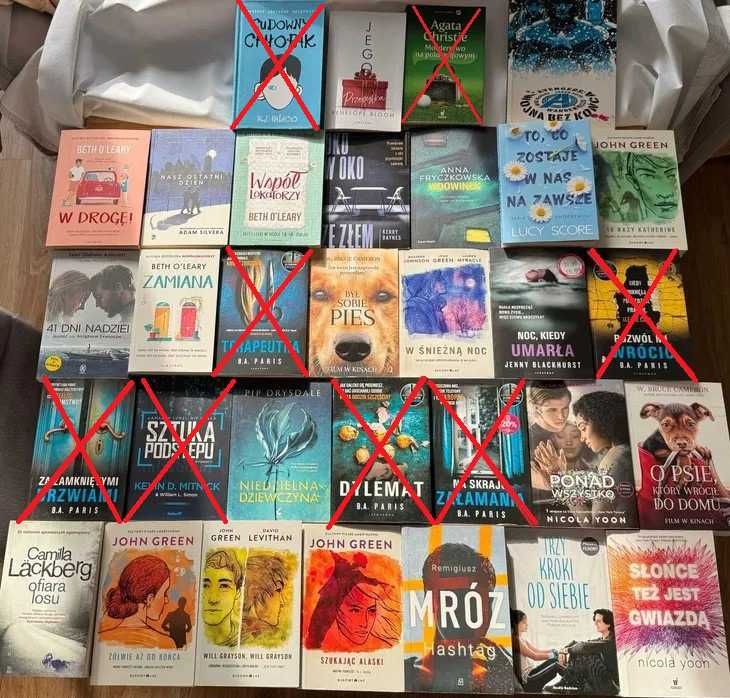 Książki różne 10 zł szt.