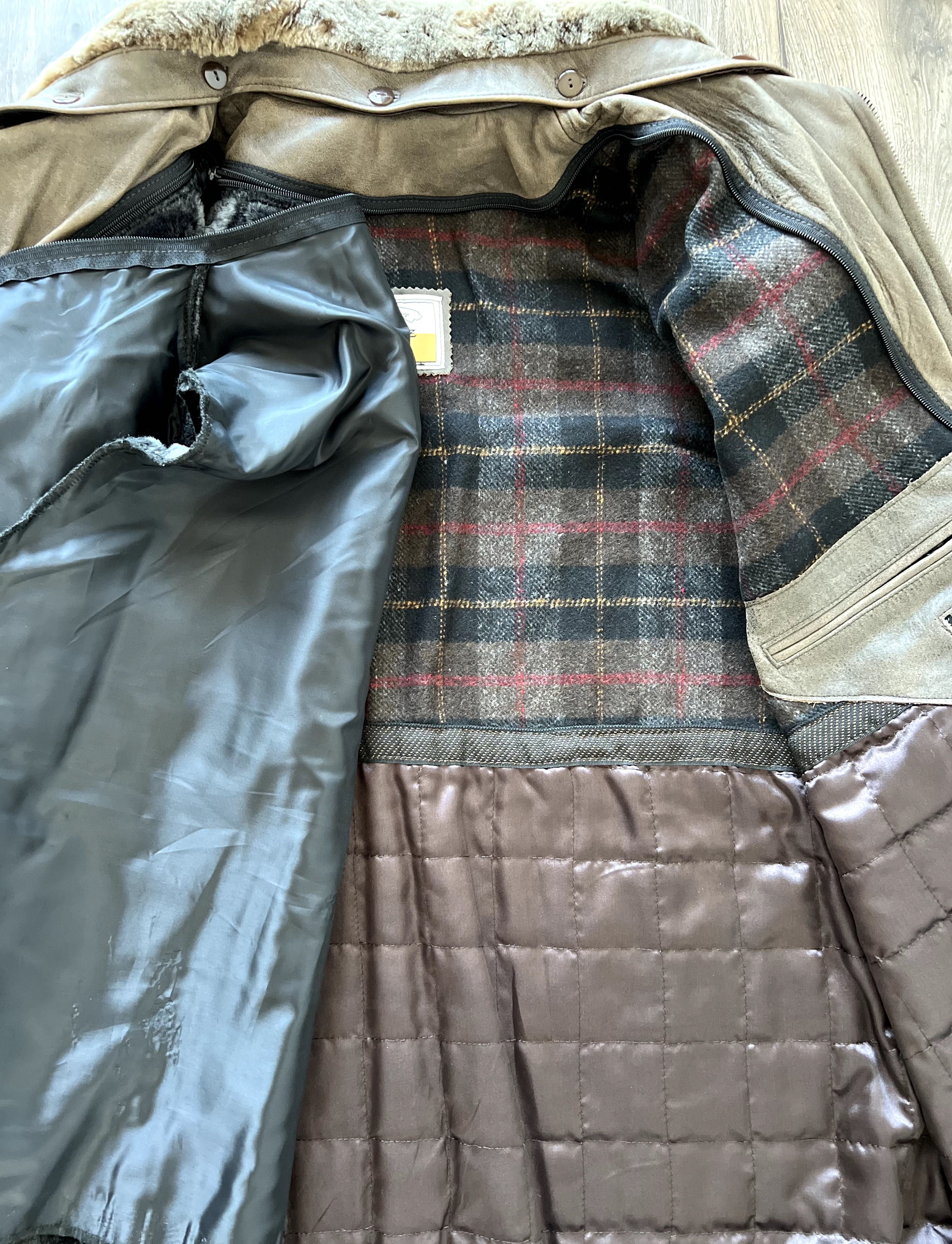 Дублянка натуральна куртка чоловіча 58/2XL