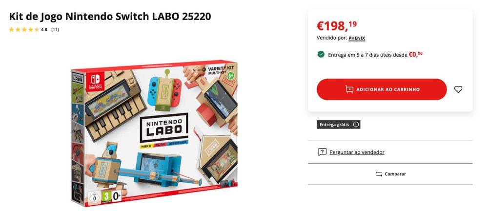 Jogo Nintendo Switch Toy Con 1