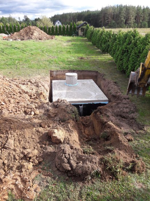 SZAMBO betonowe 12m3 wraz z płytą kompletny montaż Białystok Podlaskie