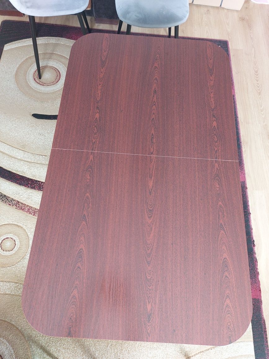 Stół ławostół kolor mahoń regulowany