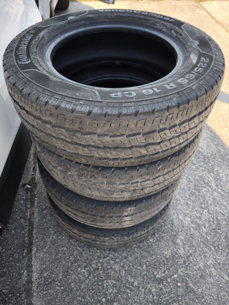 continental vanco camper 225/65/16 Cp wzmacniane do busa kampera 4sztu