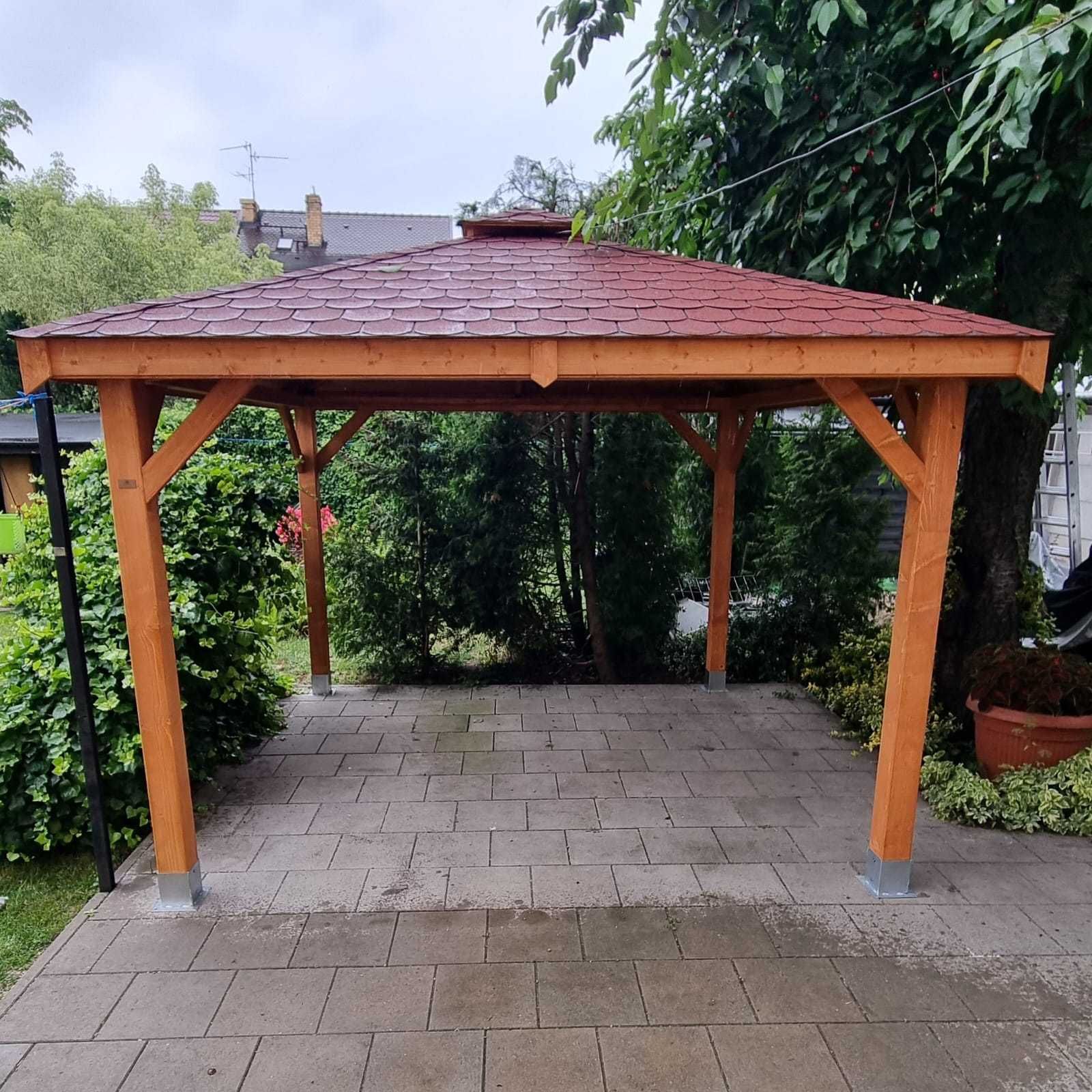 Altana ogrodowa MALTA 3x3, wiata, pergola, altanka, słupy 12x12