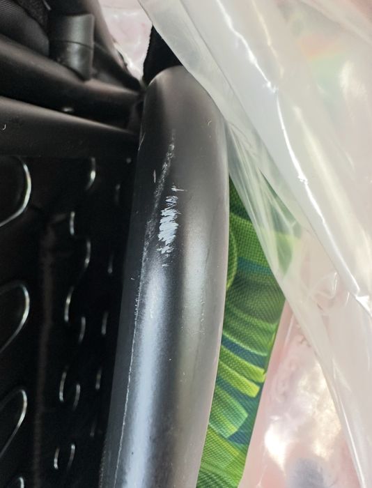 Leżak plażowy fotel lekki -nowy