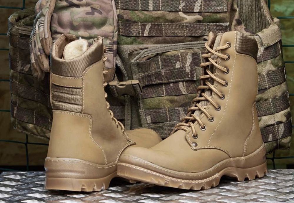 Берці зимові хутро штучне натуральне утеплювач Gore-Tex 40-46 Розн