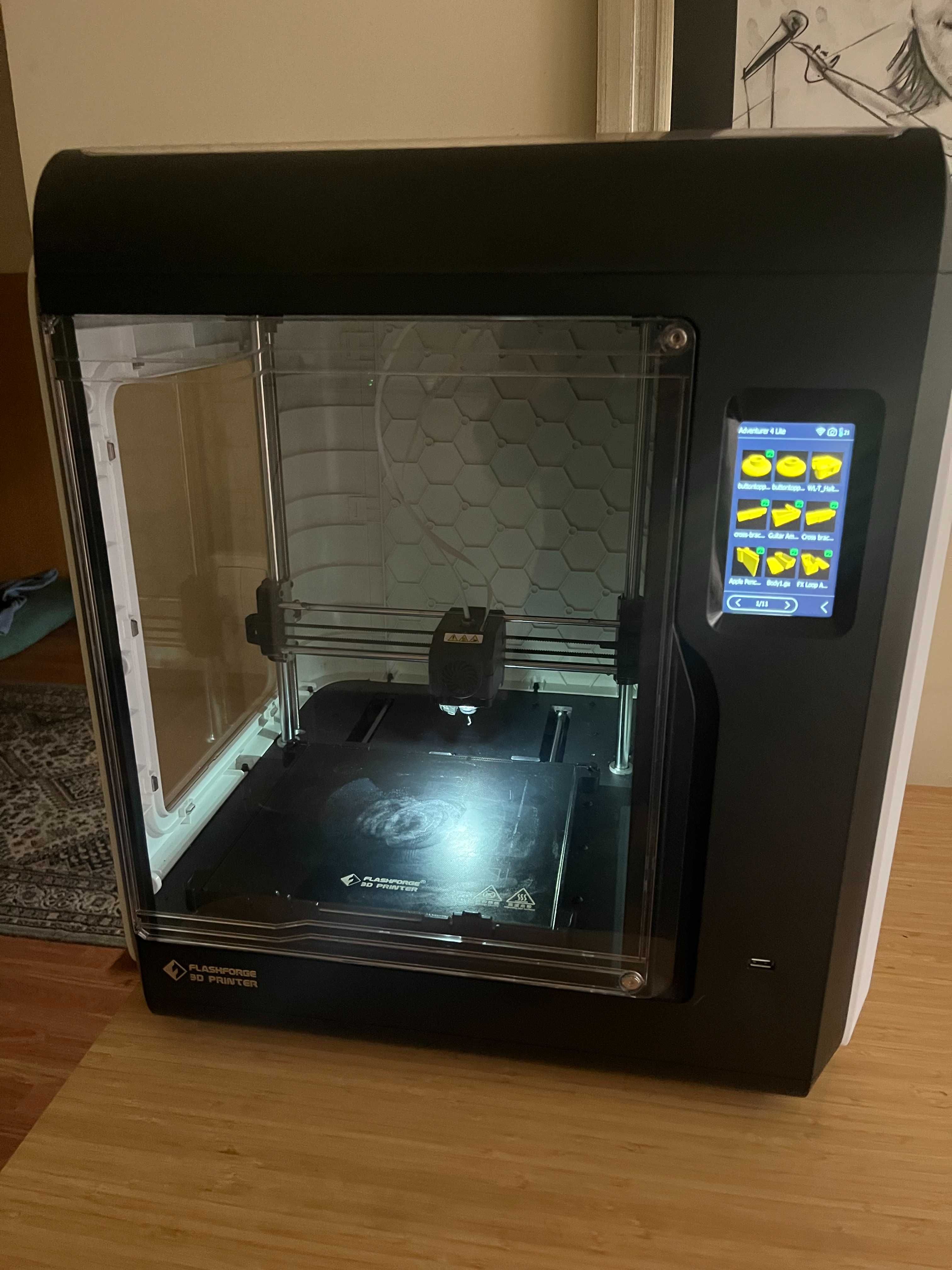 Impressora 3D Profissional FlashForge 4 Lite + Extra + Filamentos