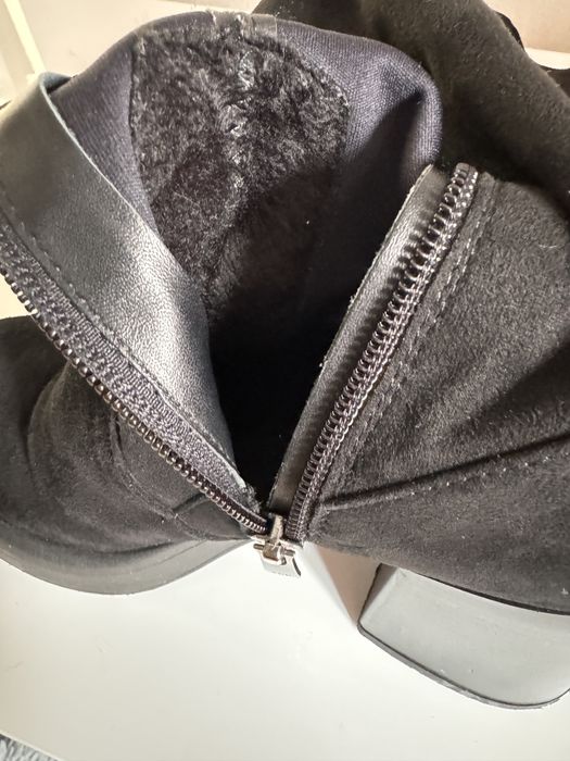 Замшевые ботфорты!!!