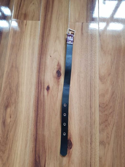 Brązowa obróżka dla psa obroża dla pieska dla psiaka elegancka