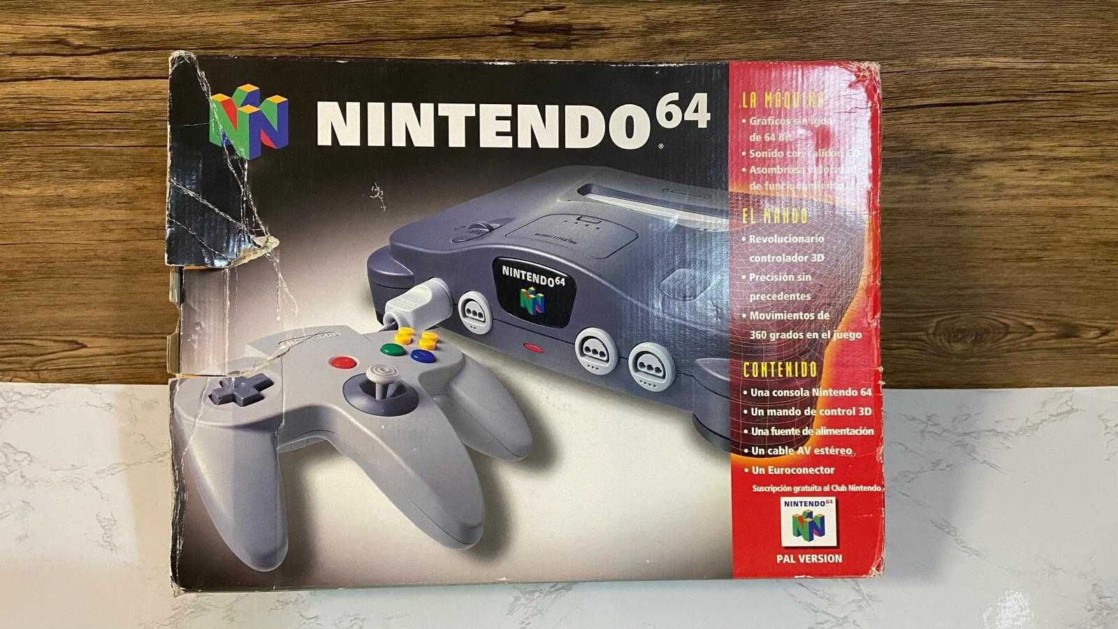 Consola PAL Nintendo 64 completa