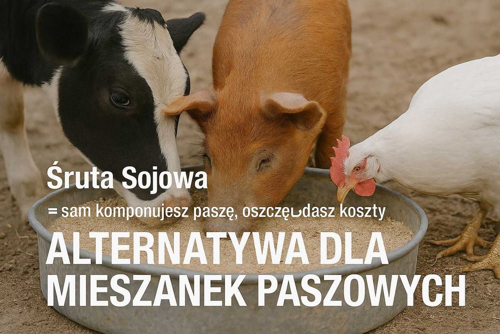 Pasza białkowa – Śruta Sojowa zamiast gotowych mieszanek