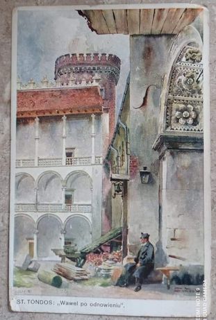 Kartka pocztowa z serii Wawel Stanisław Tondos
