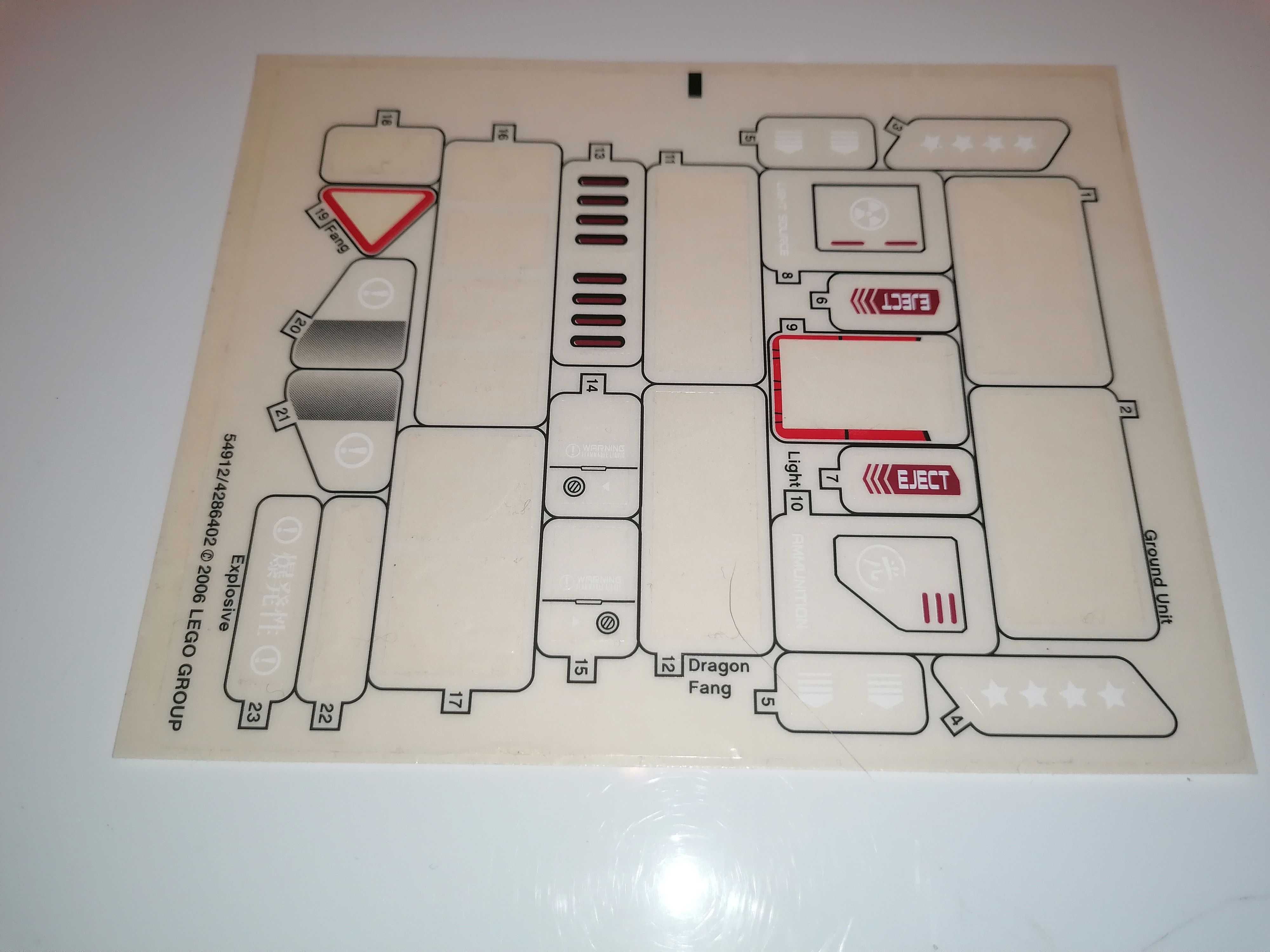 Instrukcja Lego Exo-force 7701 + broszura i naklejki