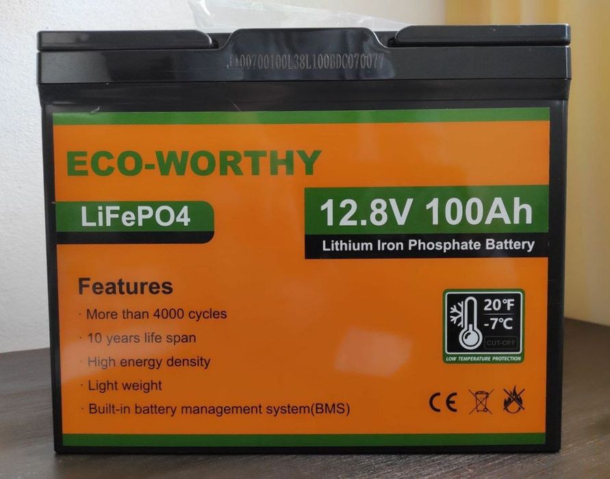 Наявність! LiFePO4 12.8V 100Ah Eco-Worthy