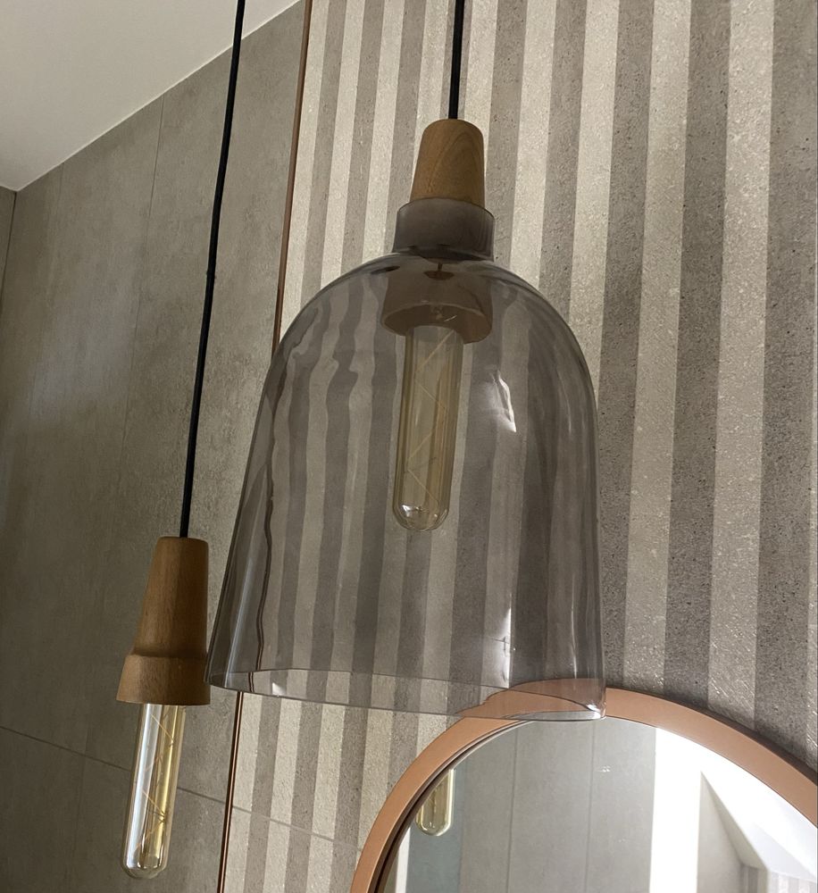 Klosz do lampy + dwie żarówki