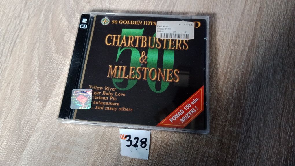 Chartbusters & Milestones CD.  328.