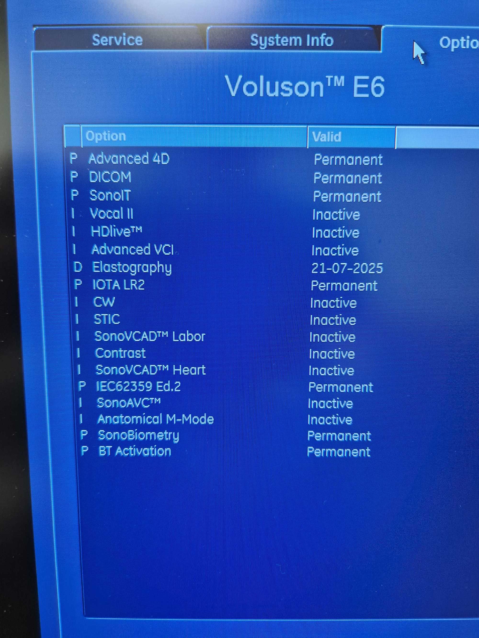 USG Voluson E 6   4 głowice