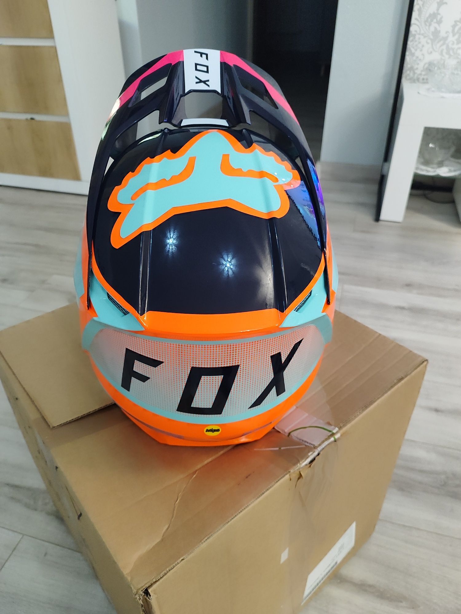 Kask FOX V2 Voke Aqua XXL