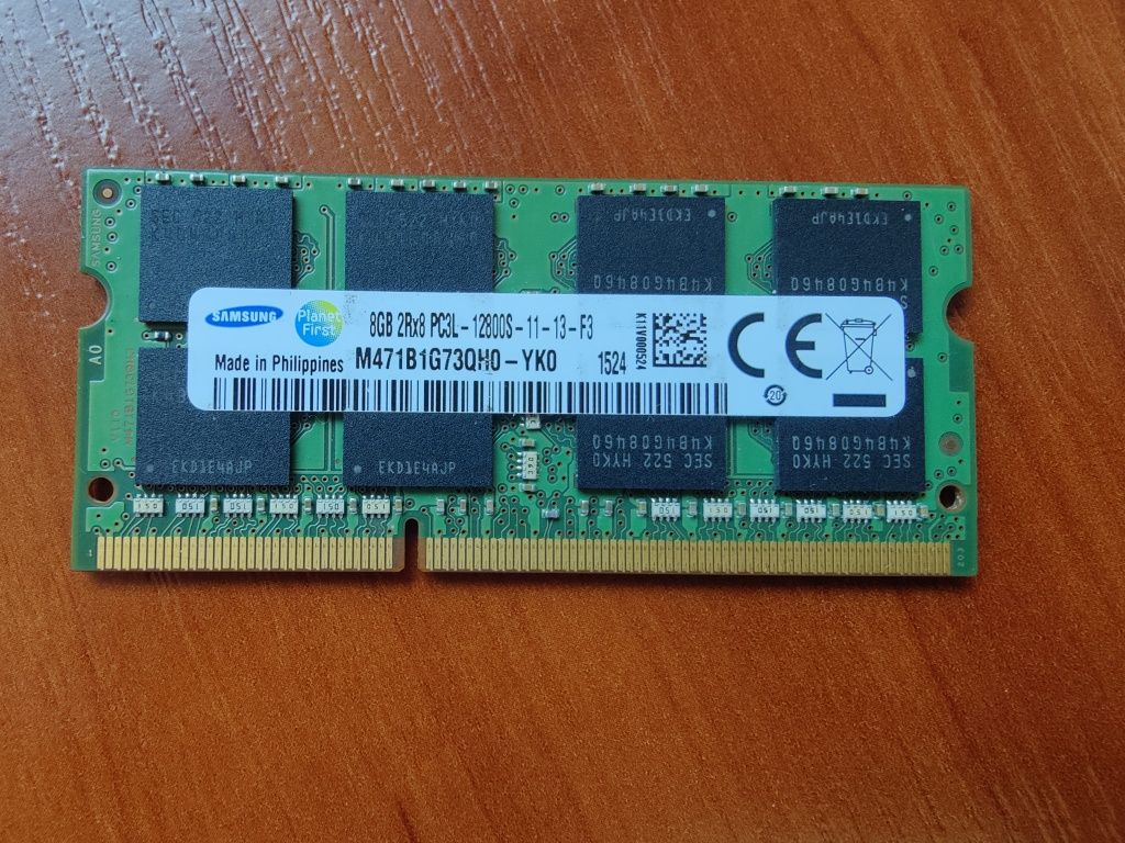 Pamięć RAM Samsung 8GB DDR3L 1600MHz SO-DIMM 2Rx8 PC3L-12800S