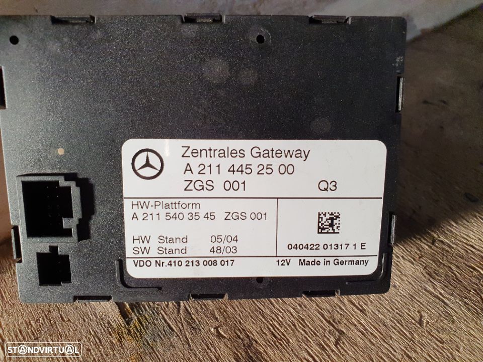 Mercedes w211 e220 / e270 class-e  sw -  /  - módulo gateway controle