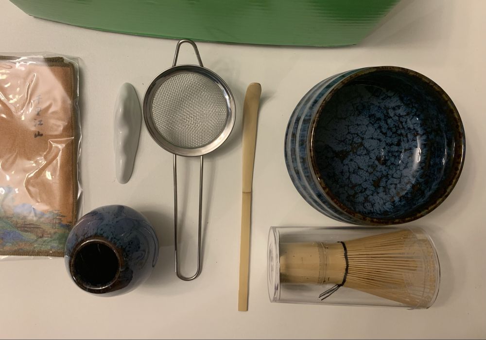 7-częściowy zestaw do matchy ceramika matcha tea set