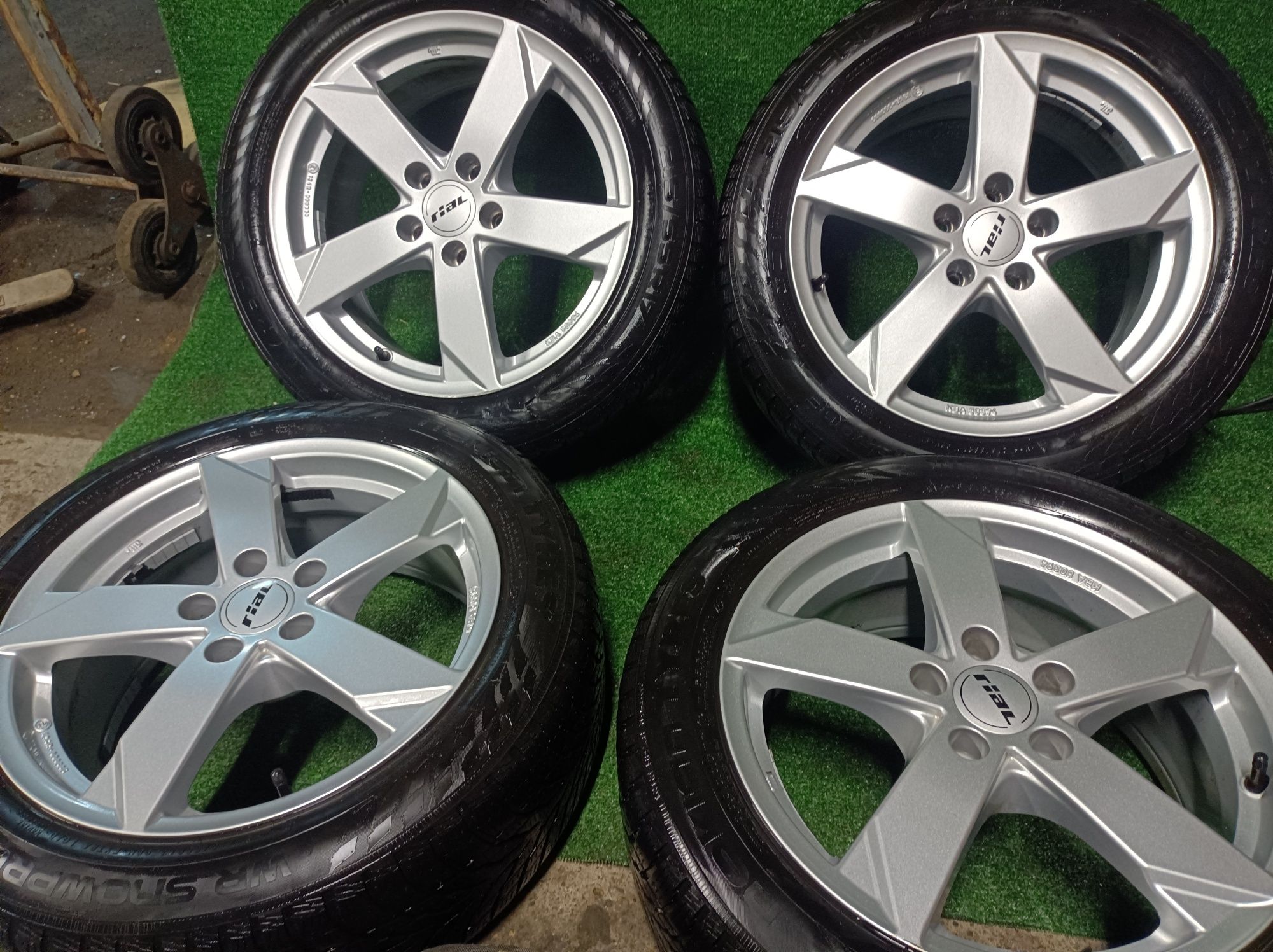 Jak nowe 5x112 17 Rial Alufelgi Audi Mercedes VW Seat Skoda koła felgi