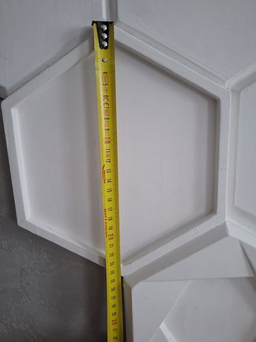 Продам залишки гіпсових 3d панелей, шестигранників