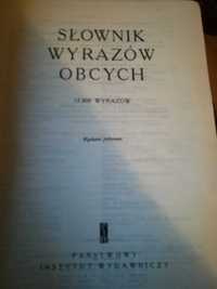 ,słownik  wyrazów obcych''