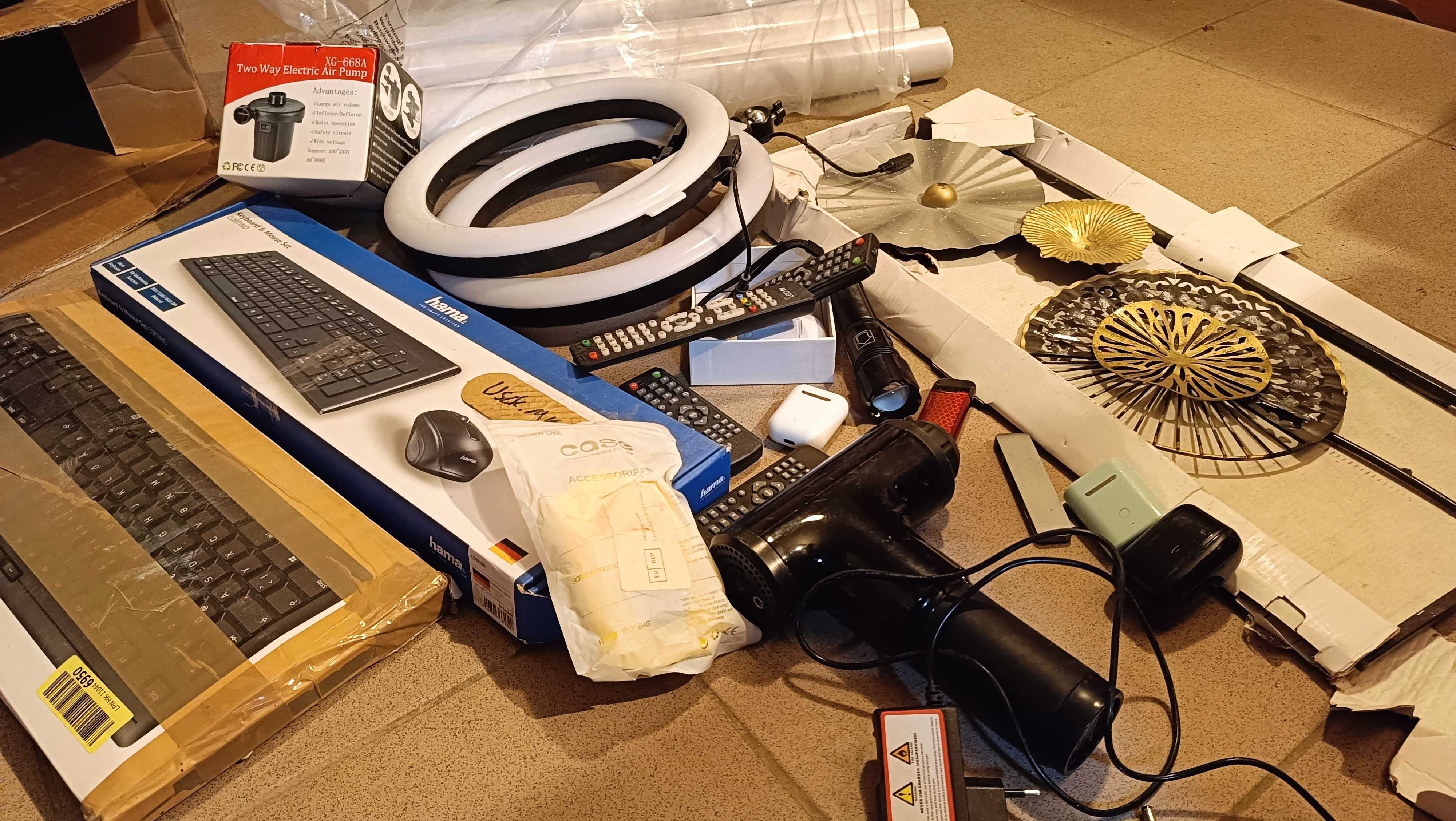 Mix box uszkodzona elektronika amazon b c. zwroty niespodzianka