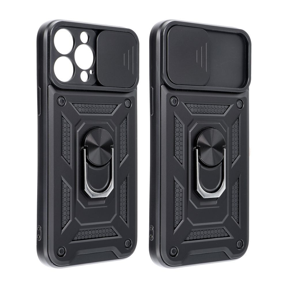 Etui Slide Armor Ring Camshield do iPhone 14 Plus Black