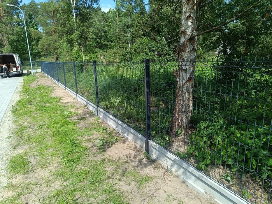 Ogrodzenia panelowe , bramy i furtki , z montażem