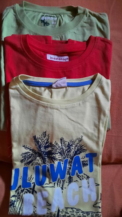 Lote 3 T-shirts de menino