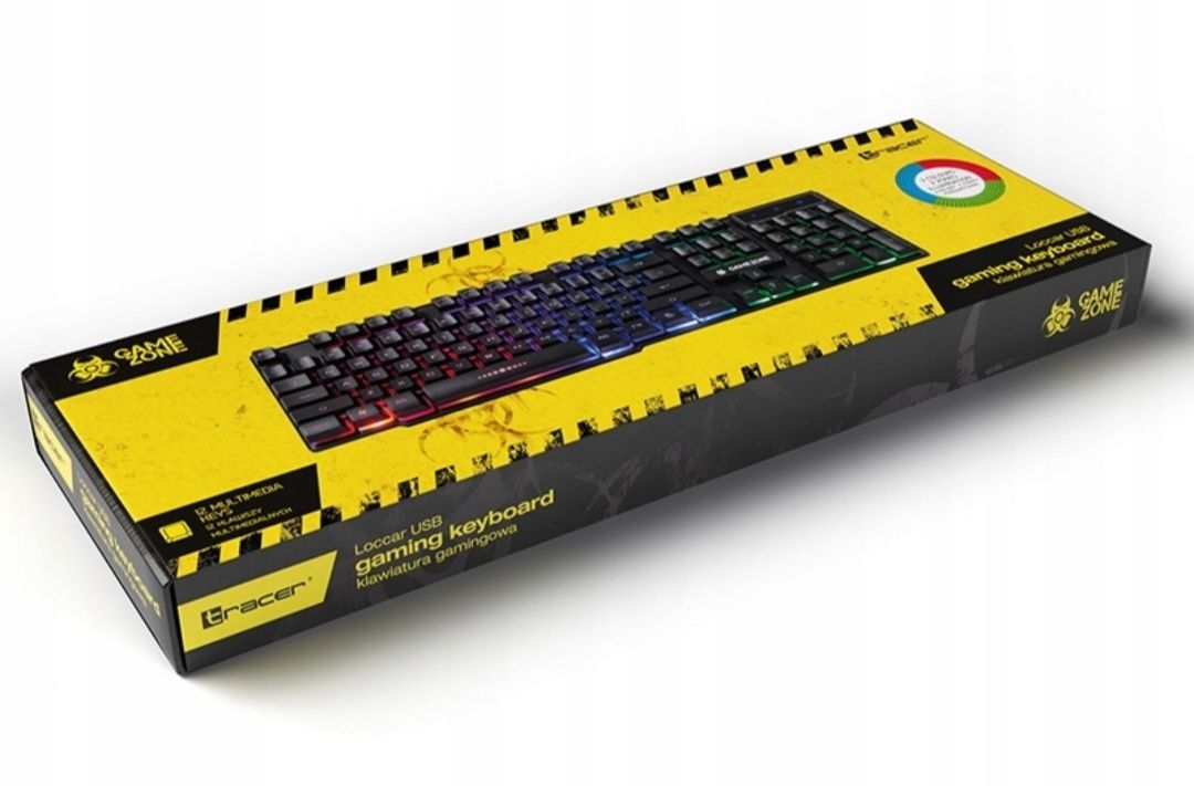 Klawiatura membranowa do Laptopa PC Tracer Gamezone LOCCAR