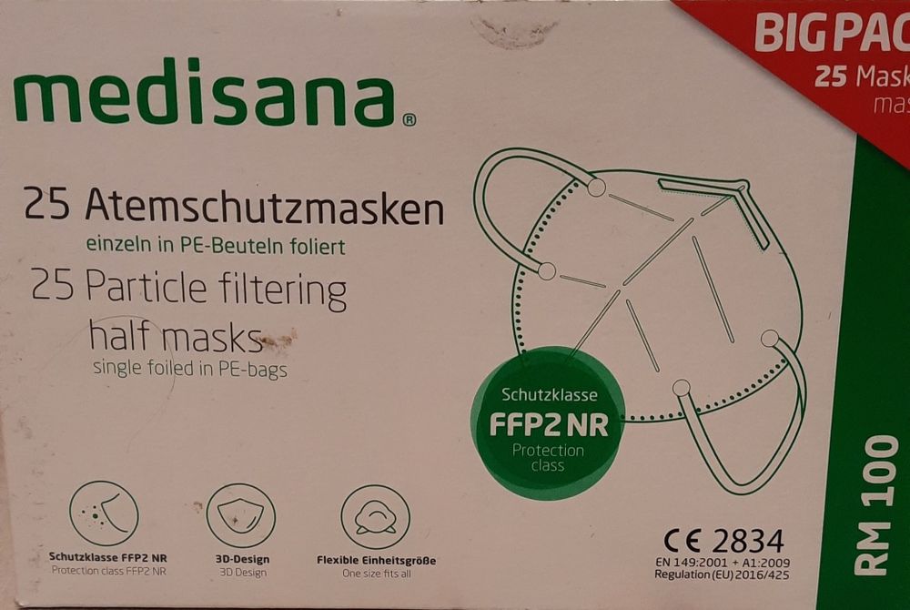 Maseczki ochronne Medisana FFP2 25sztuk