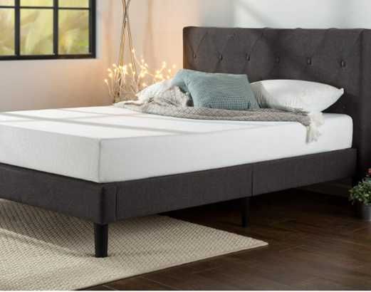 cama de 150x190 cm e colchão como novos