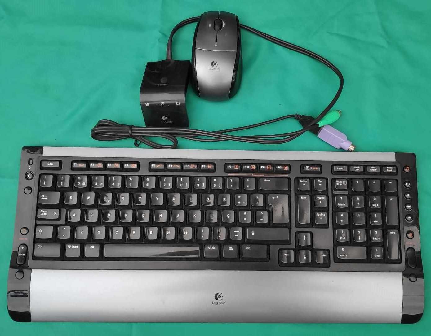 Conjunto Teclado + Rato Wireless Logitech.